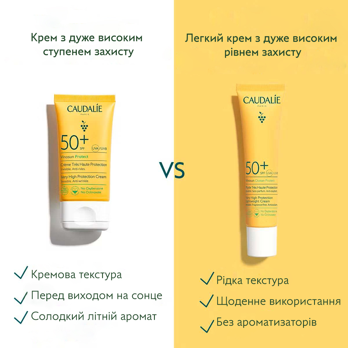 Vinosun Protect Крем сонцезахисний SPF 50+ дуже високий захист