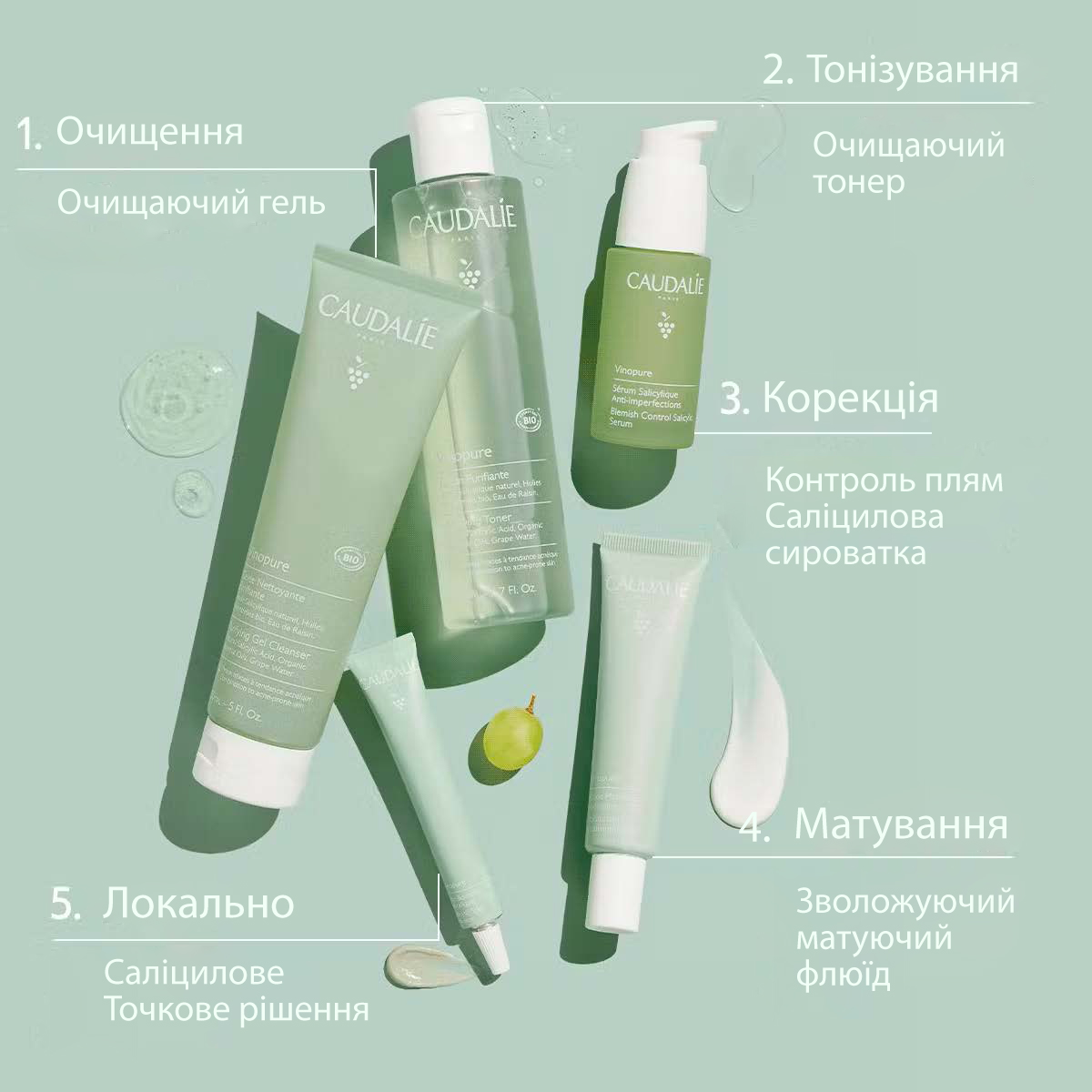 Vinopure Очищувальне желе для вмивання