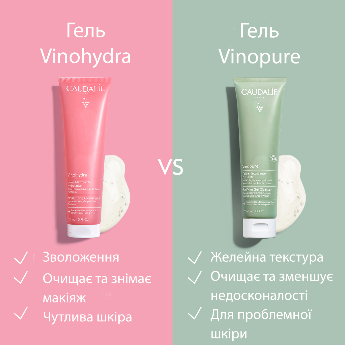 VinoHydra Увлажняющий гель для умывания